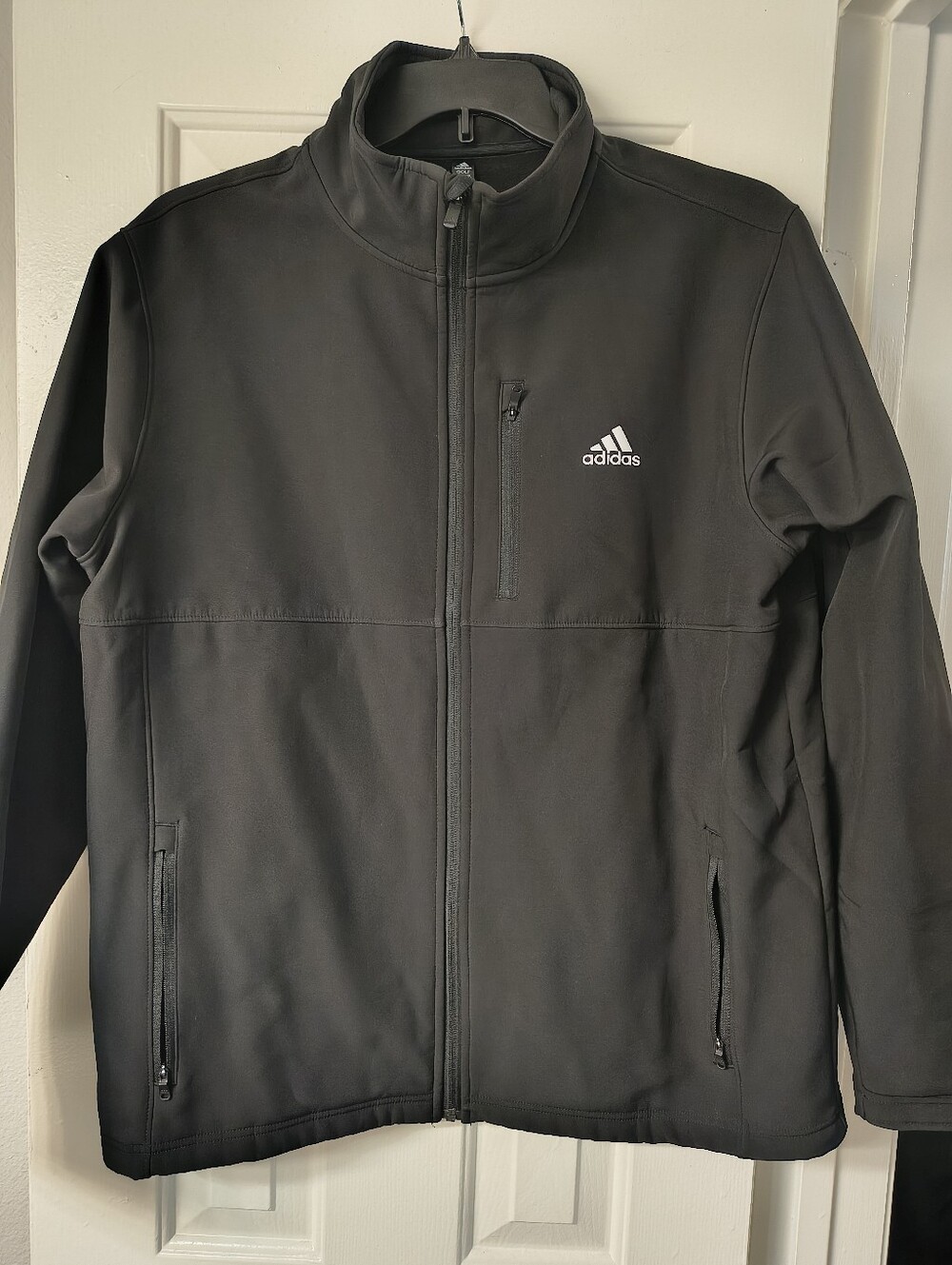 Adidas Golf Black Soft Shell Jacket – Size L